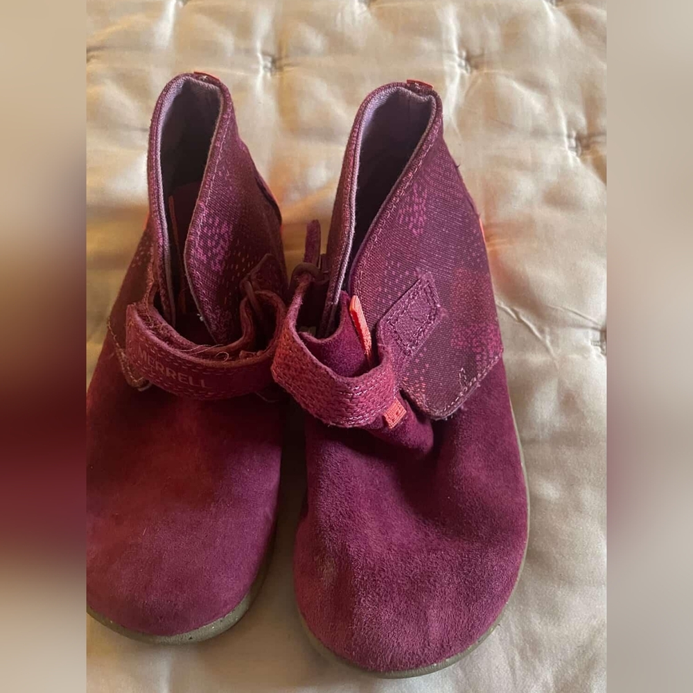 Merrell Magenta Suede Footwear